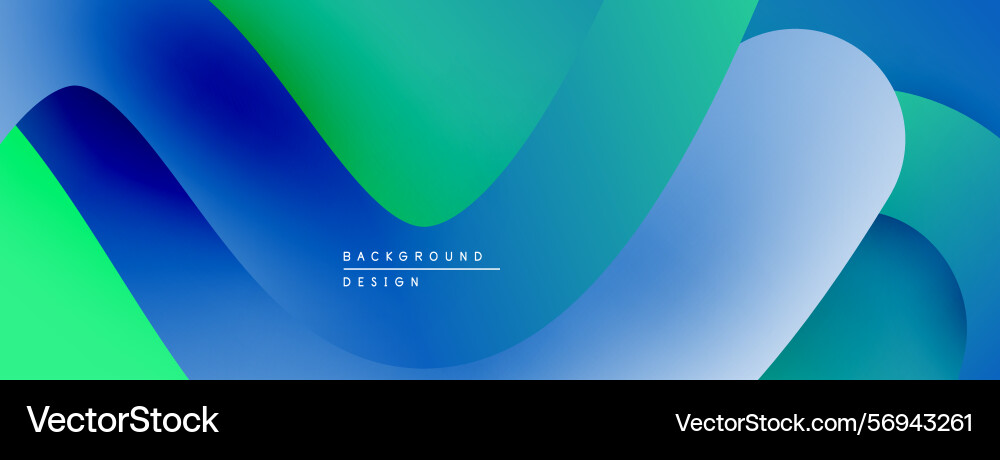 Abstract fluid shapes overlap creating vibrant Abstract fluid shapes overlap creating vibrant vector image