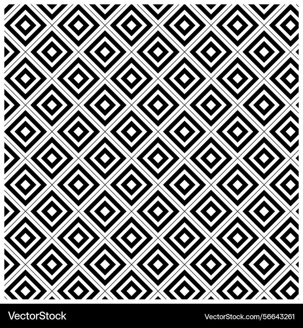 Abstract geometric pattern with lines rhombuses Vector Image