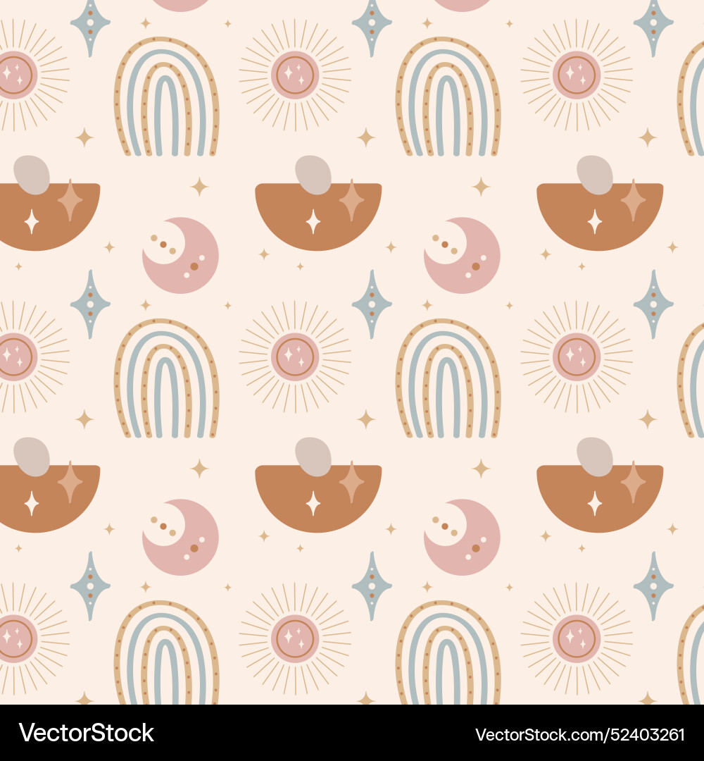 Boho pattern design Vector Image