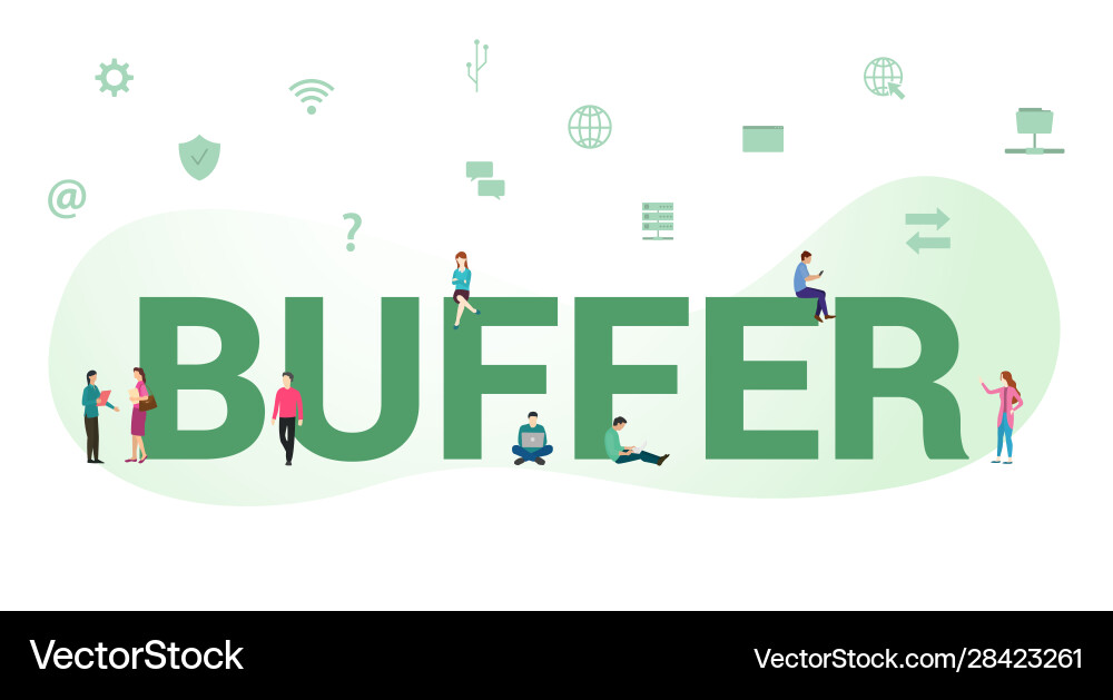 Buffer internet high speed connection concept Buffer internet high speed connection concept vector image