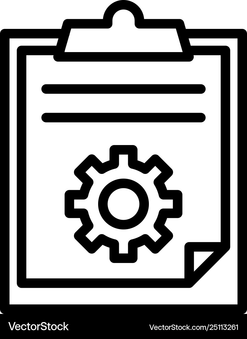 Contract setting Contract setting vector image