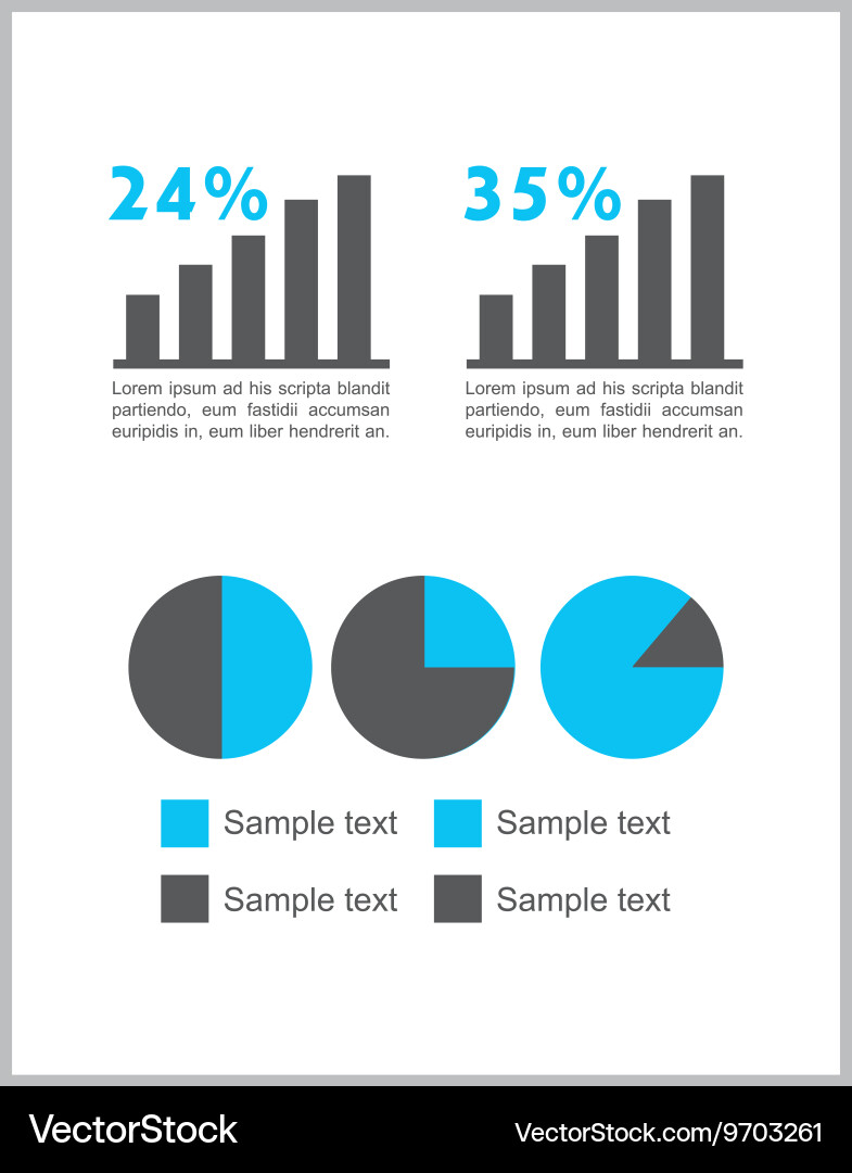 Documents with statistics isolated icon design vector image