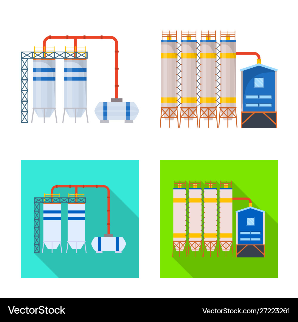Isolated object production and structure sign Isolated object production and structure sign vector image