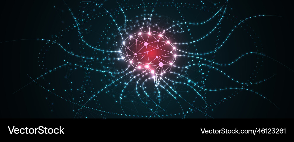 Technology data background idea of global Technology data background idea of global vector image