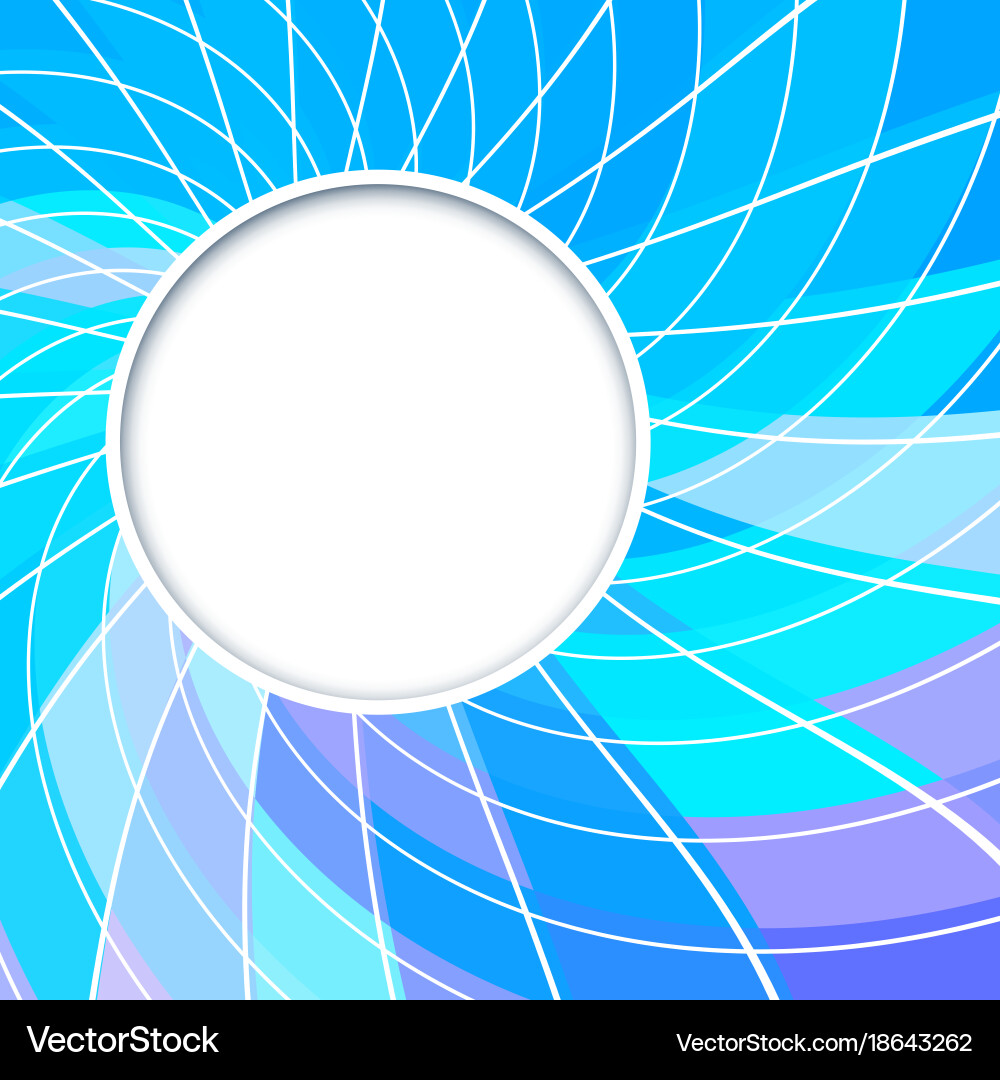 Abstract background round frame Vector Image