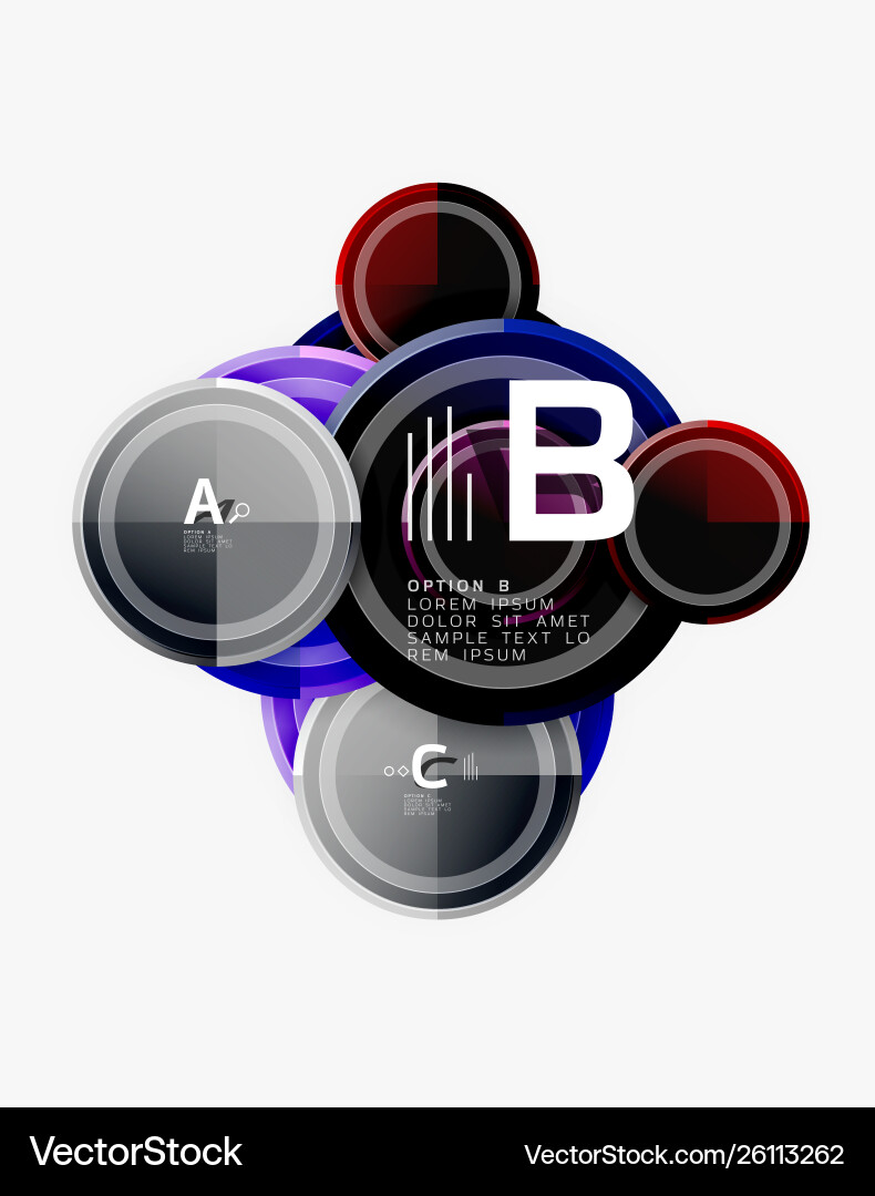 Circular pattern abstract circles composition Circular pattern abstract circles composition Vector Image