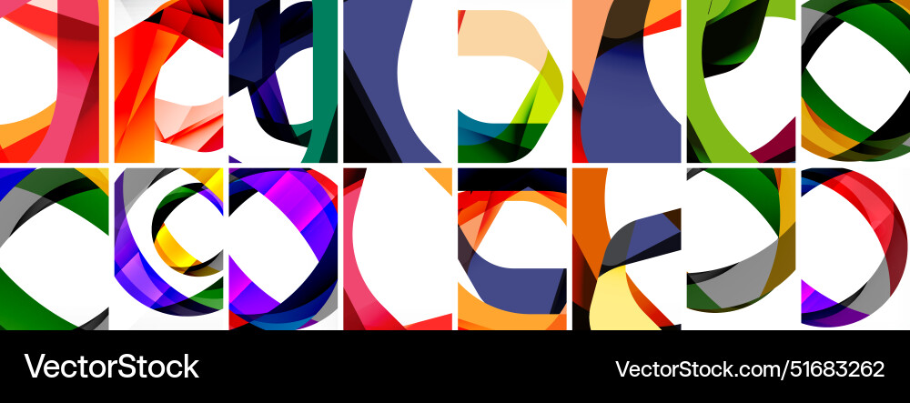 Collection of abstract background with waves Collection of abstract background with waves vector image