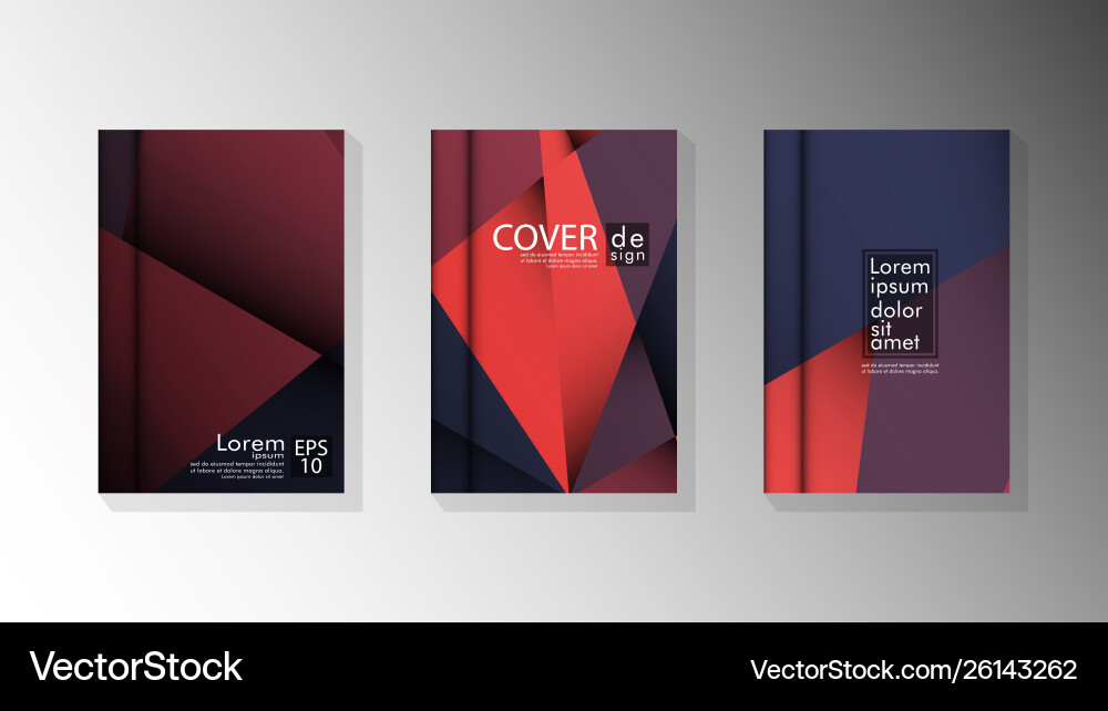 Gradient minimal geometric pattern design Vector Image