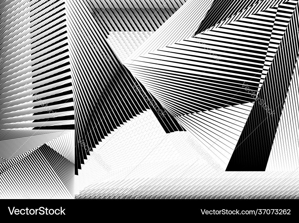 Rgb abstract halftone lines dynamic background Vector Image