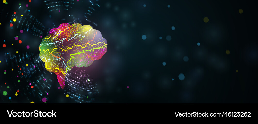 Technology data background idea of global Technology data background idea of global vector image
