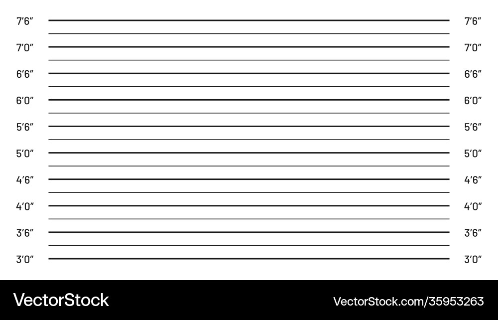 Police Lineup Background - Criminal Investigation Vector Image