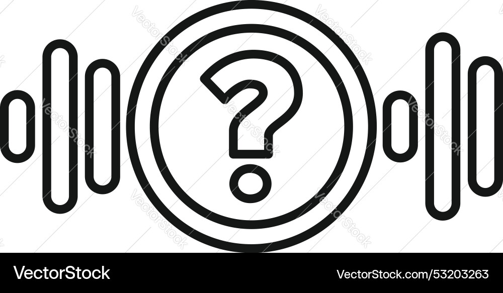 Voice assistant listening to question with sound Voice assistant listening to question with sound vector image