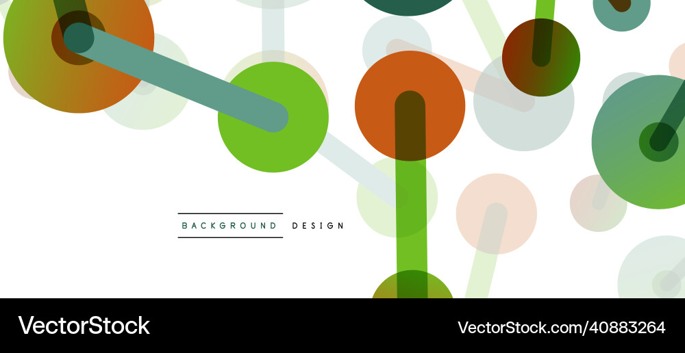 Abstract background round dots connected by lines Abstract background round dots connected by lines Vector Image