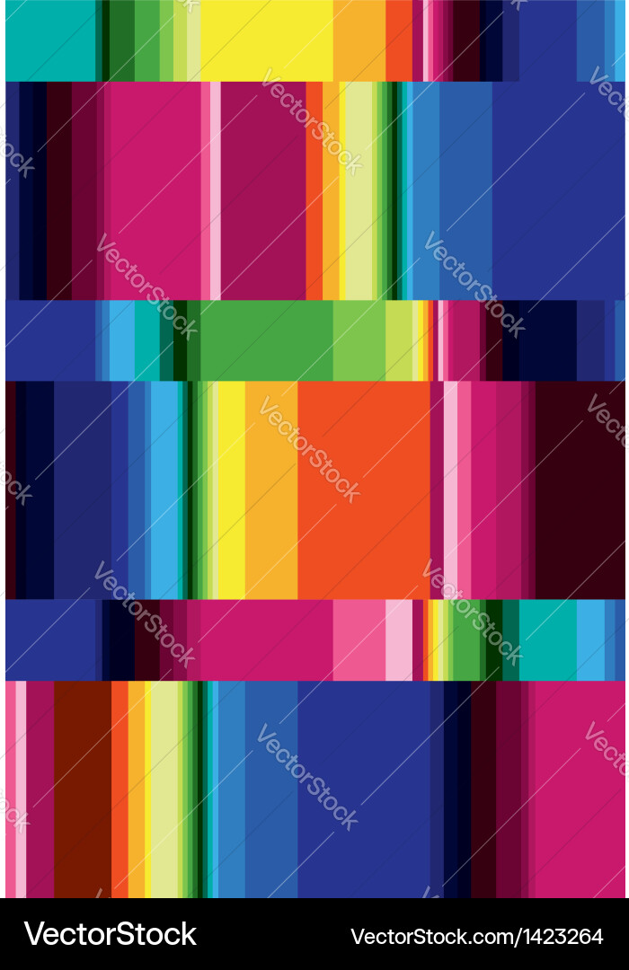 Geometric pattern multicolored Vector Image