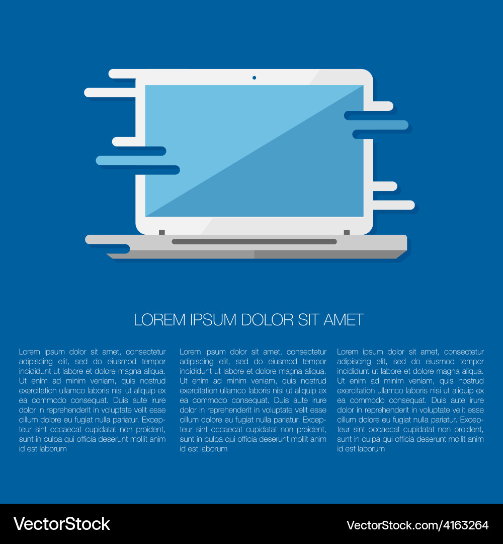 Laptop Vector Image