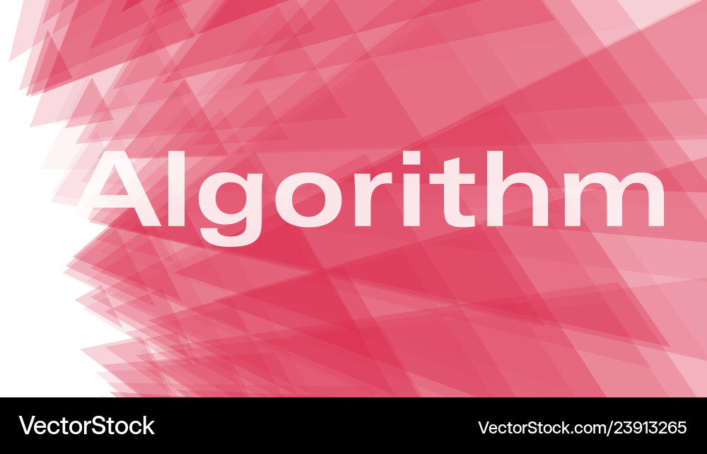 Algorithm Konzeption Dreiecke Kunstpräsentation vektorbild