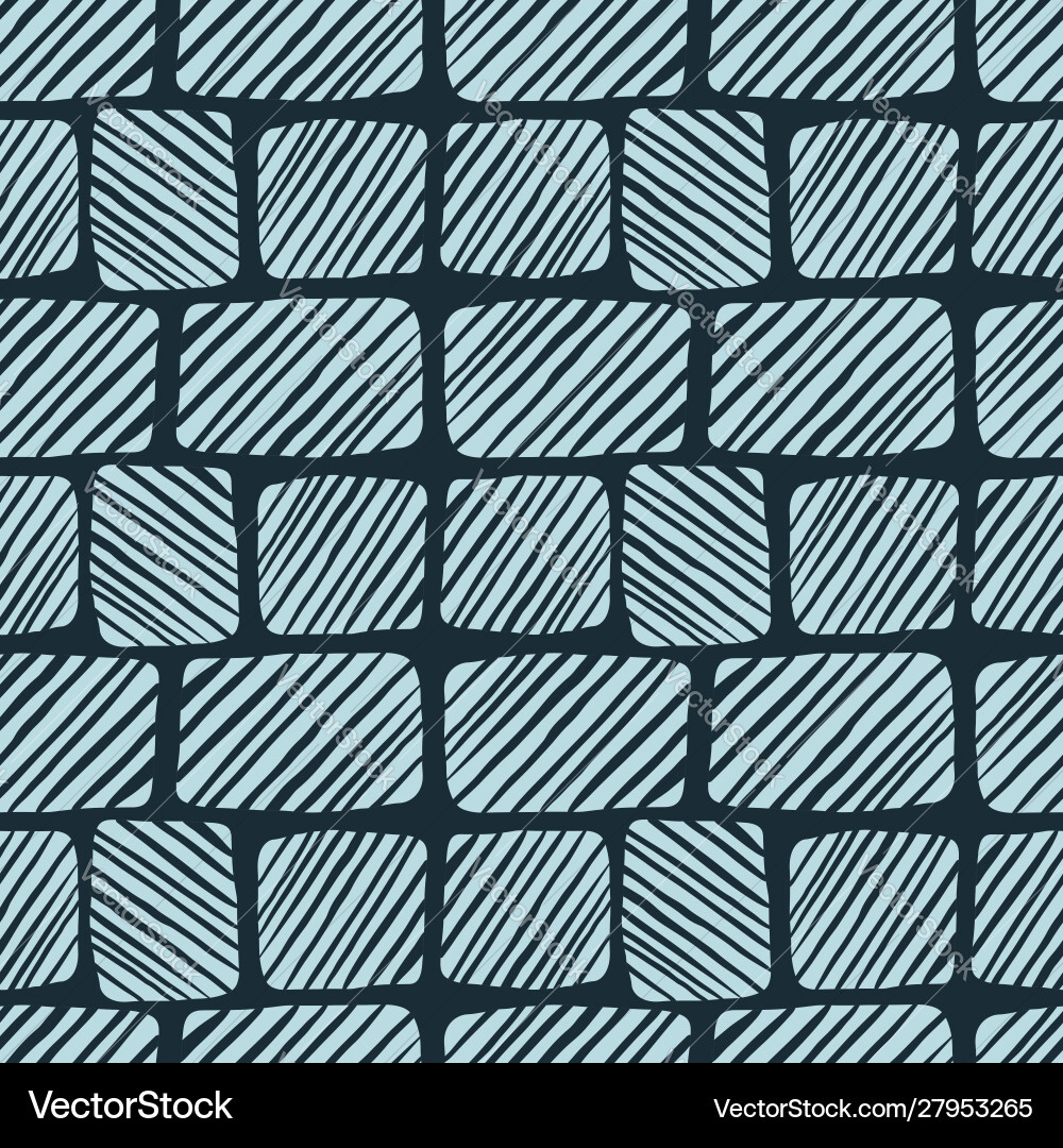 Brick Wall Texture - Seamless Pattern Royalty Free Vector