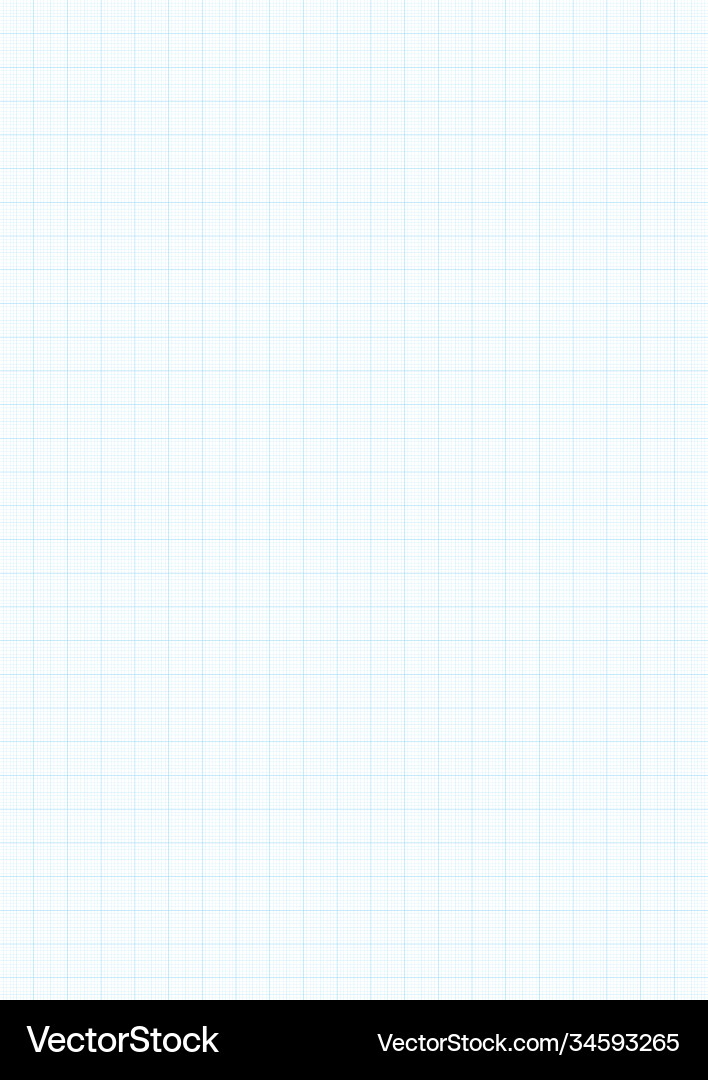 Graph paper background blue plotting millimeter Vector Image