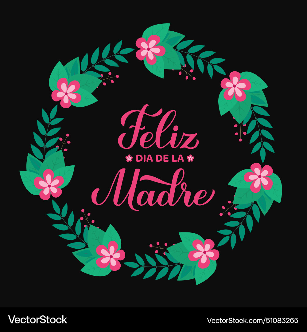 Happy Mothers Day Calligraphy Lettering Royalty Free Vector