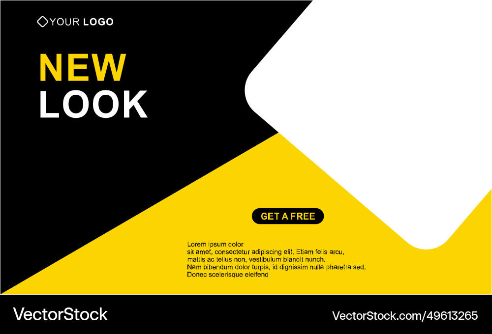 Presentation and slide layout background Vector Image
