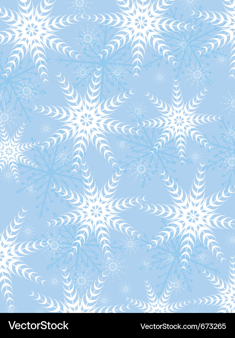 Snowflake background and texture vector image