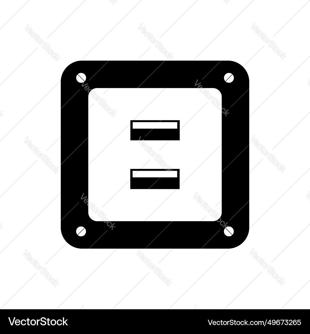 Socket plug icon isolated Socket plug icon isolated vector image