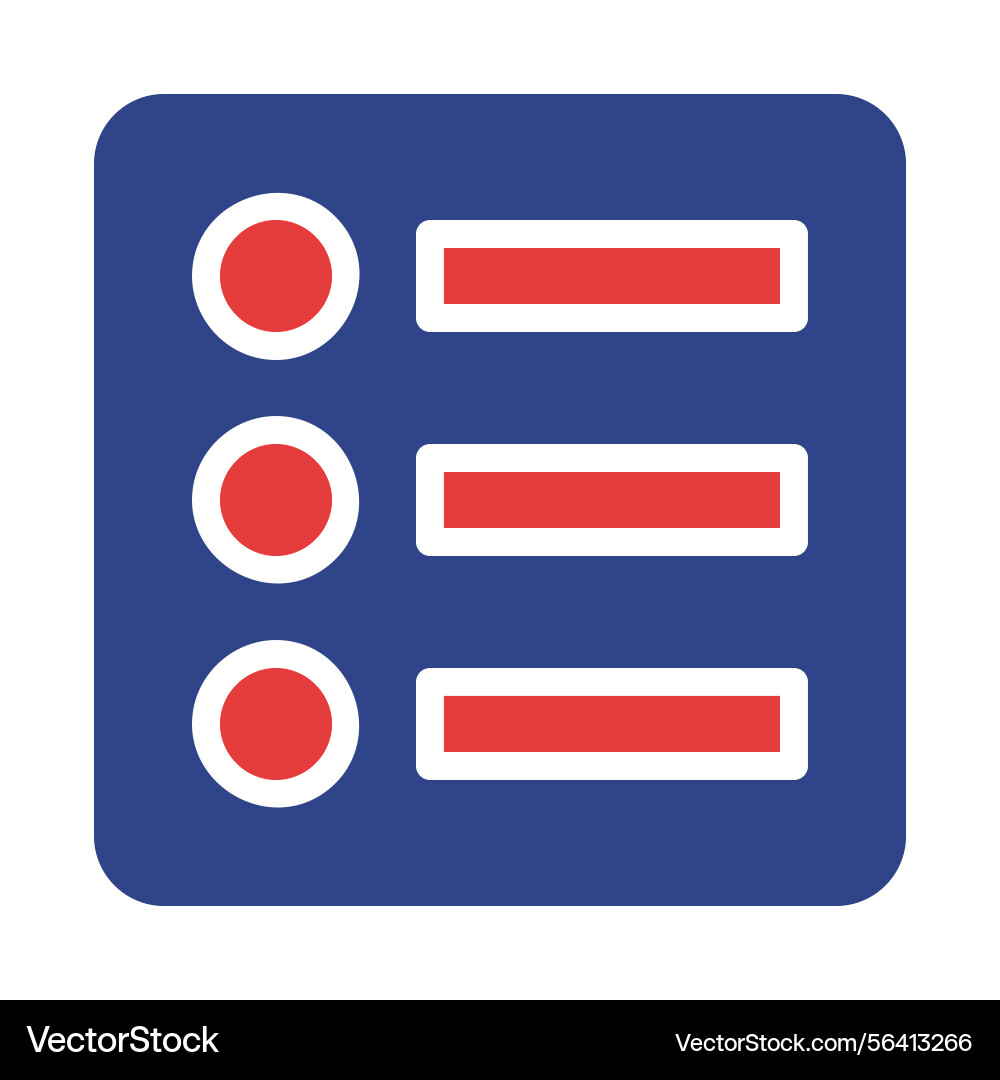 Abstract interface representation conveying vector image