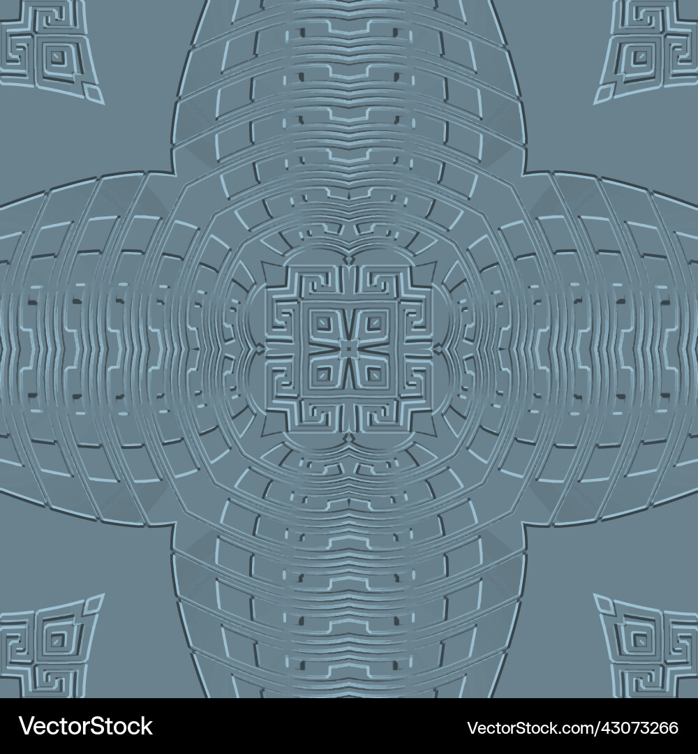 Abstract textured emboss 3d seamless pattern Abstract textured emboss 3d seamless pattern vector image