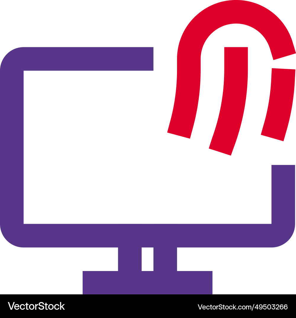 Fingerprint sensor for secure monitor access vector image