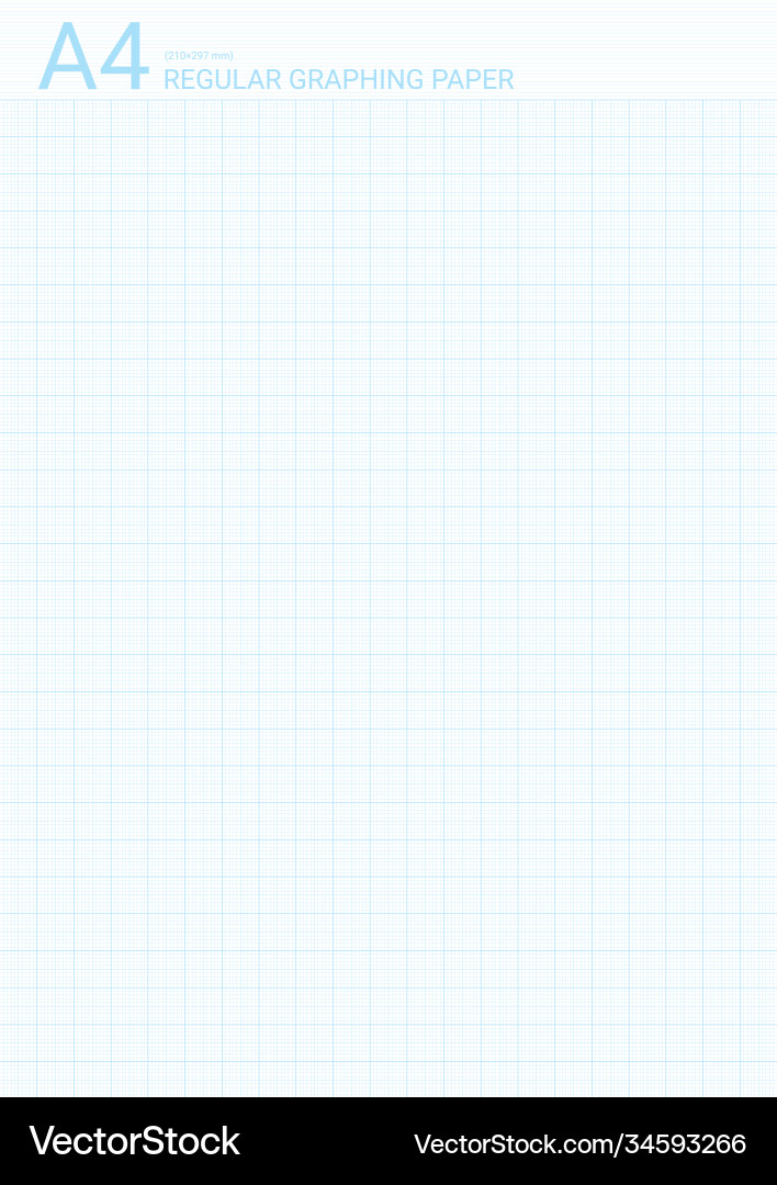 Graph Paper Background - A4 vector image