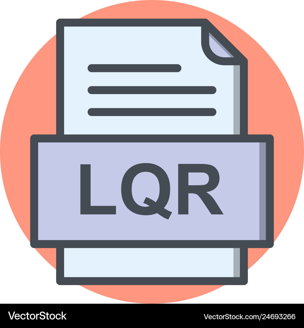 Qr file document icon vector image