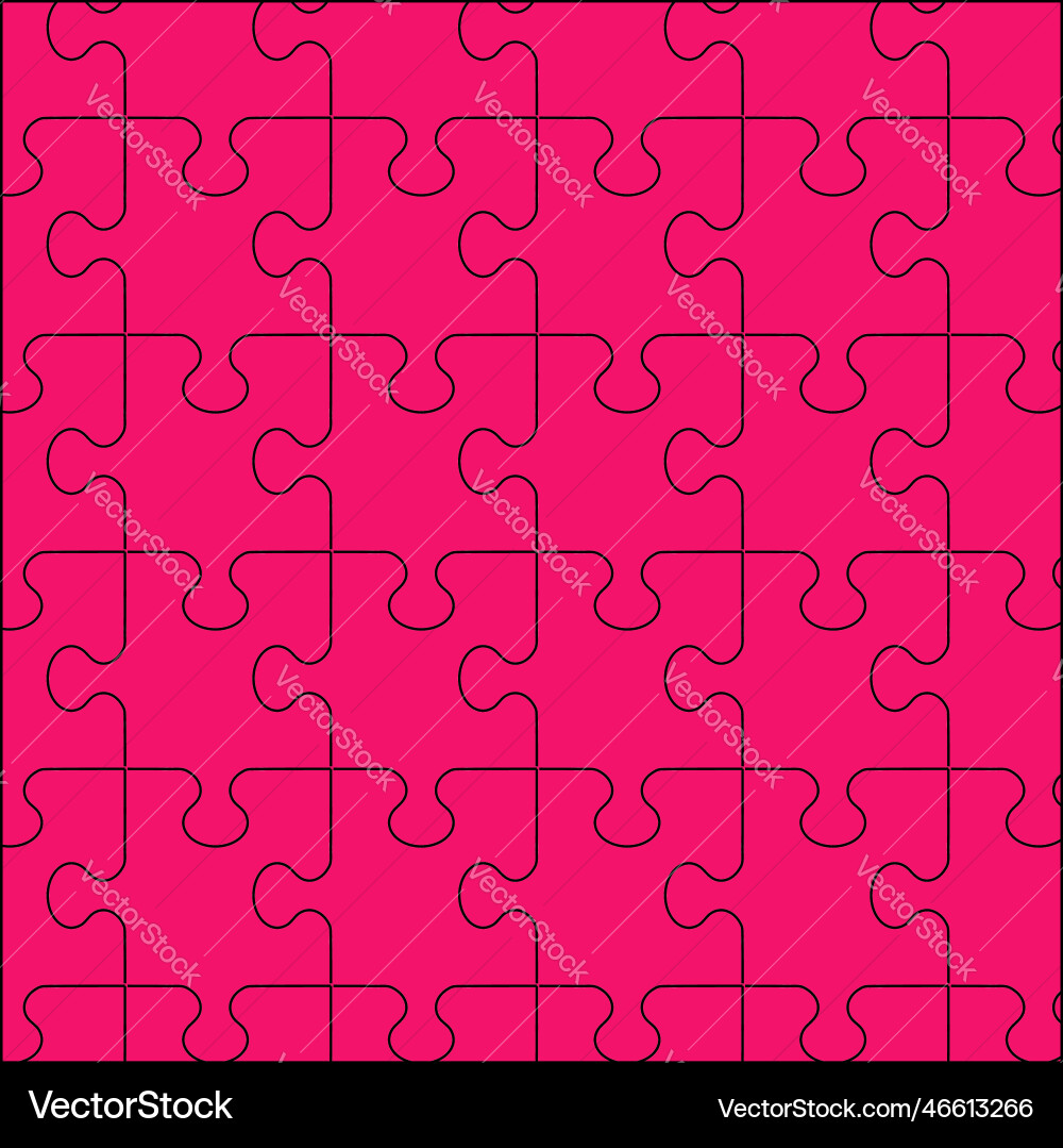 Seamless puzzle pattern image Seamless puzzle pattern image Vector Image