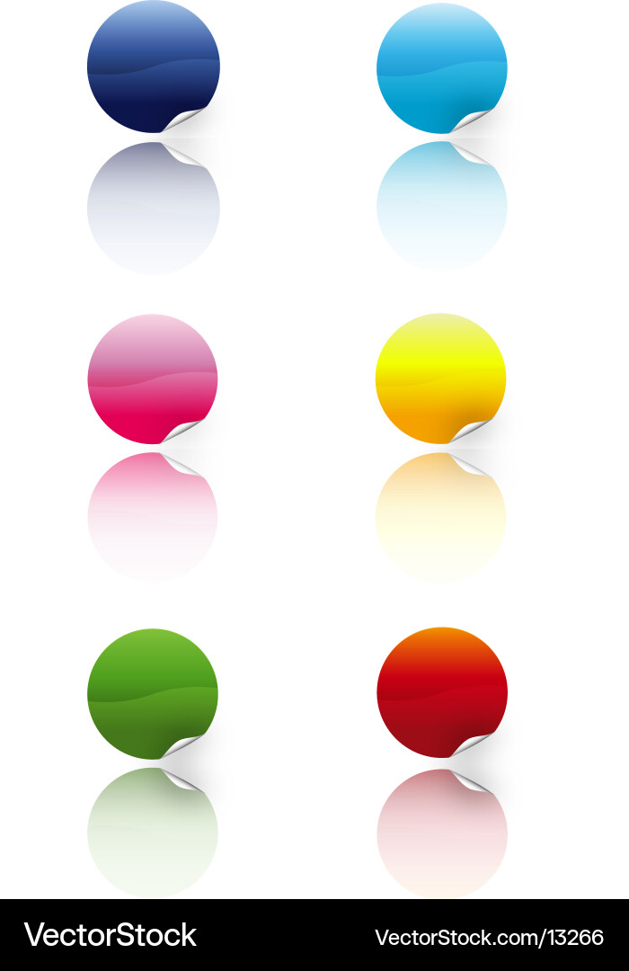 Stickers Royalty Free Vector Image - VectorStock