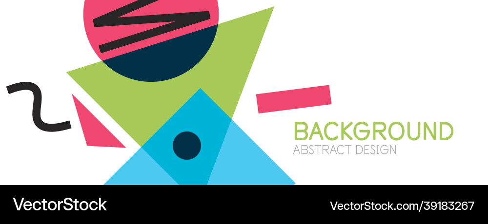 Abstract background blocks lines triangles Abstract background blocks lines triangles vector image