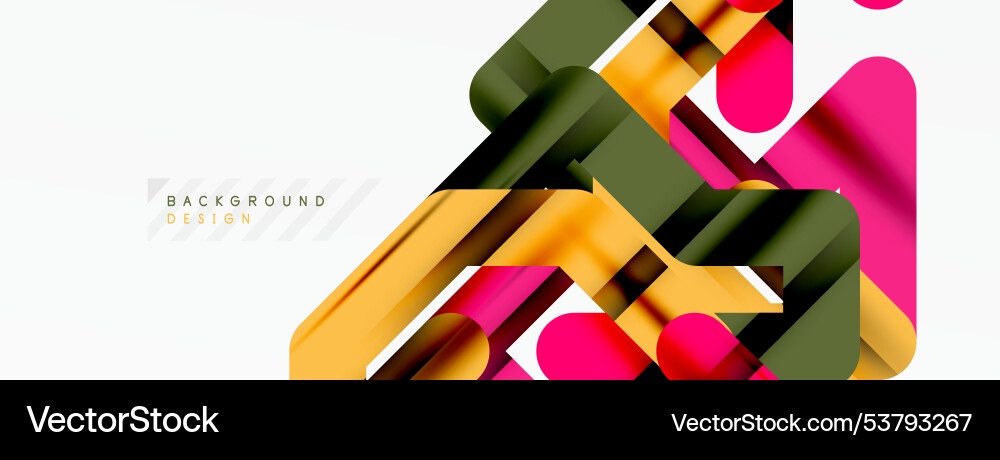 Abstract background - colorful lines composition Abstract background - colorful lines composition Vector Image