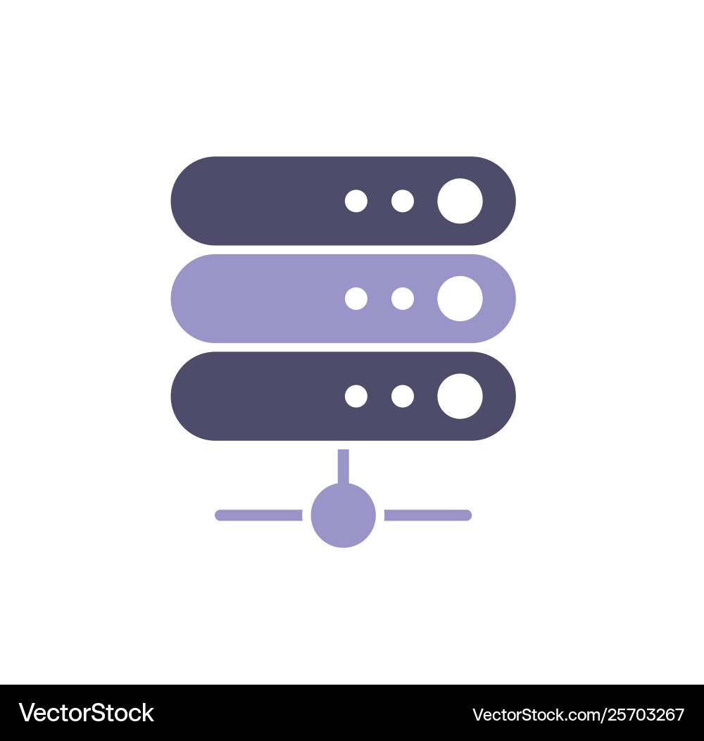 Computer hardware icon on background for graphic vector image