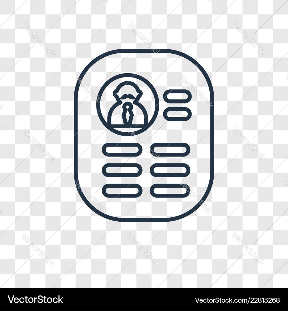 Application concept linear icon isolated Vector Image