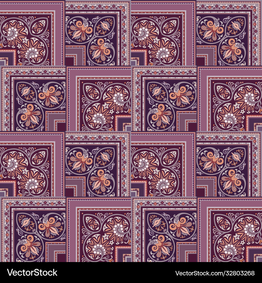 Nature patch pattern mosaic background Nature patch pattern mosaic background vector image