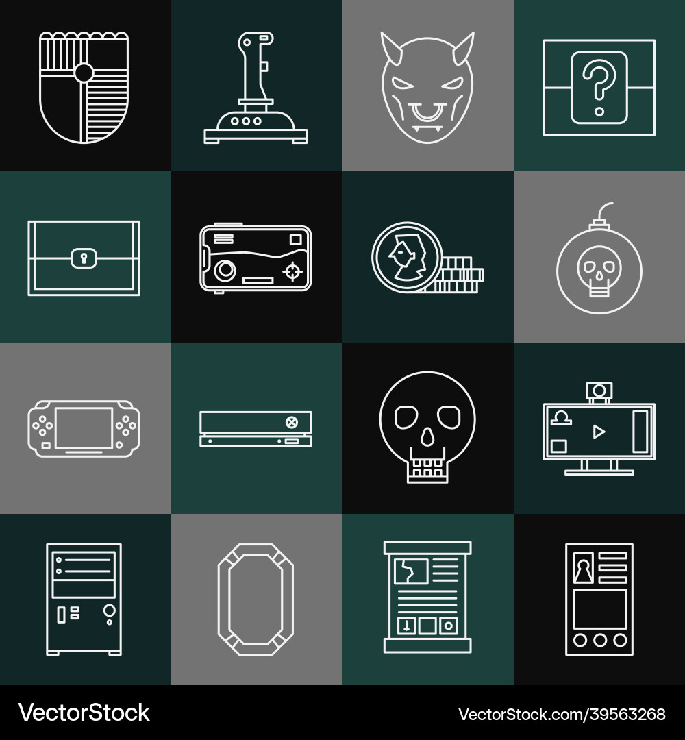 Set line create account screen live streaming Set line create account screen live streaming Vector Image