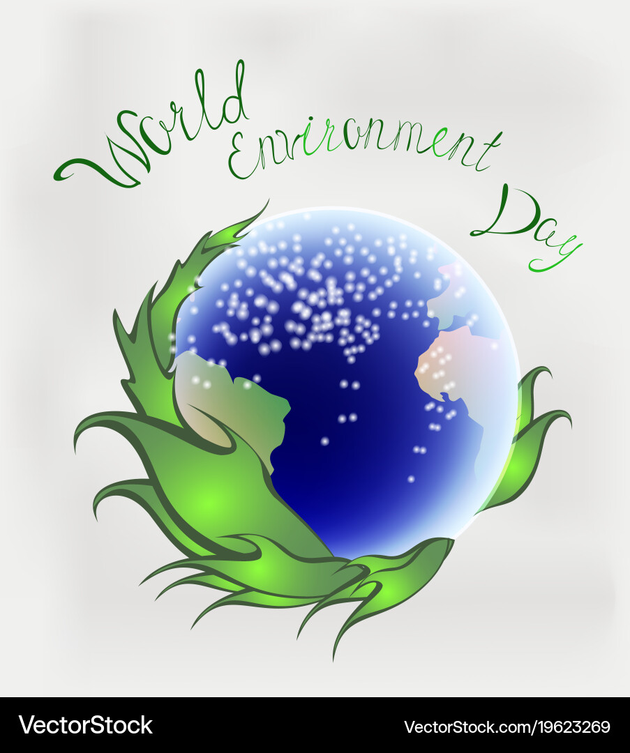 A symbolic image related to the environment vector image