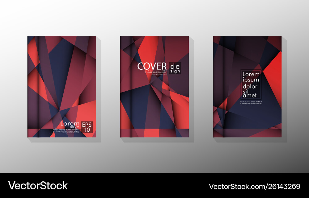 Gradient minimal geometric pattern design Vector Image