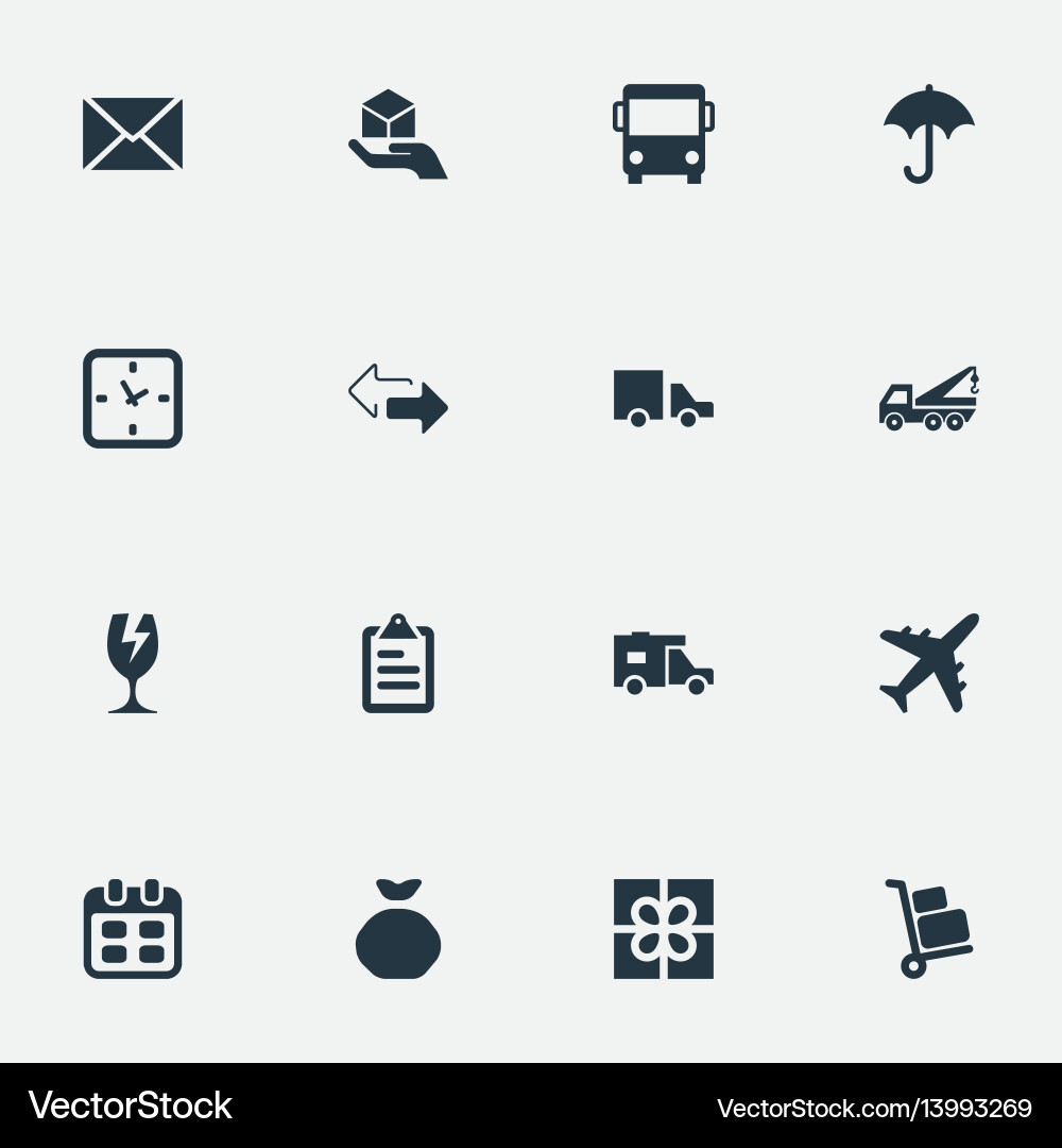 Set of simple surrender icons Set of simple surrender icons vector image