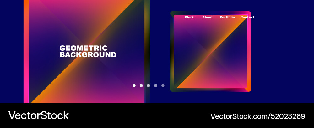 Triangle minimal web site page background design Triangle minimal web site page background design Vector Image