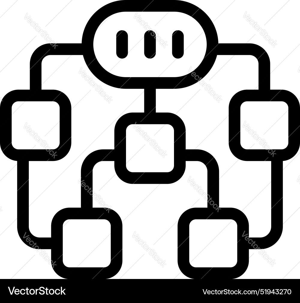 Complex network scheme with server connecting Complex network scheme with server connecting vector image