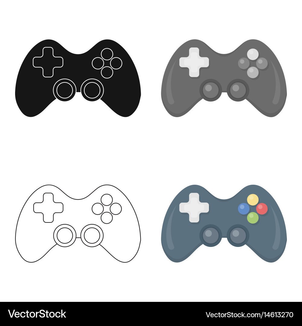Controller cartoon icon for web Vector Image