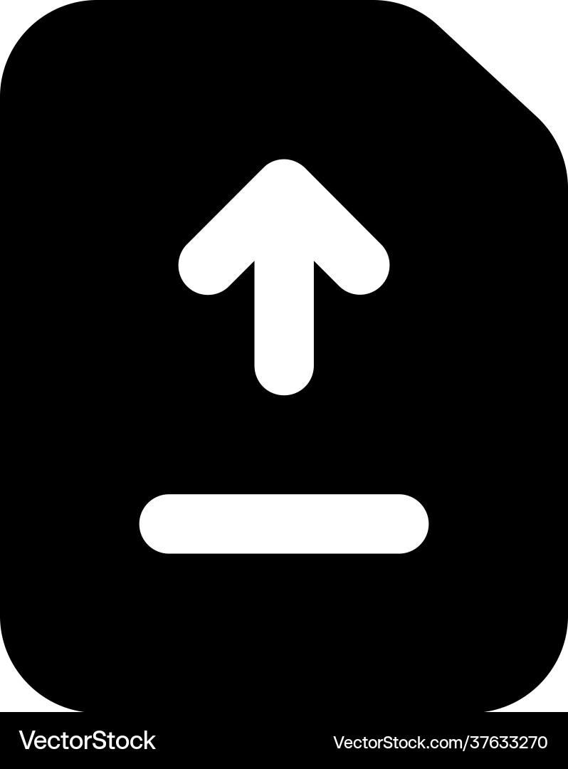 File uploading Vector Image