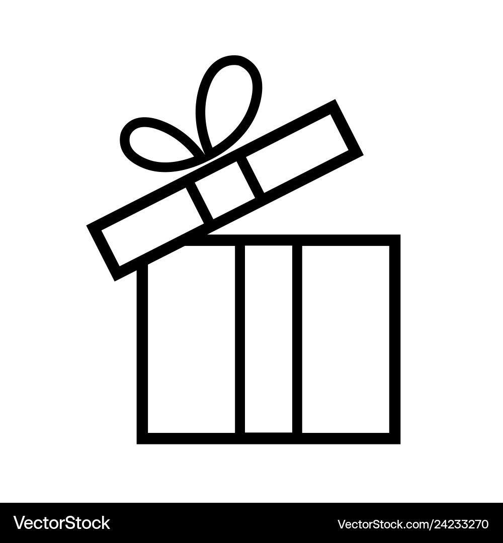 Gift box icon Gift box icon vector image