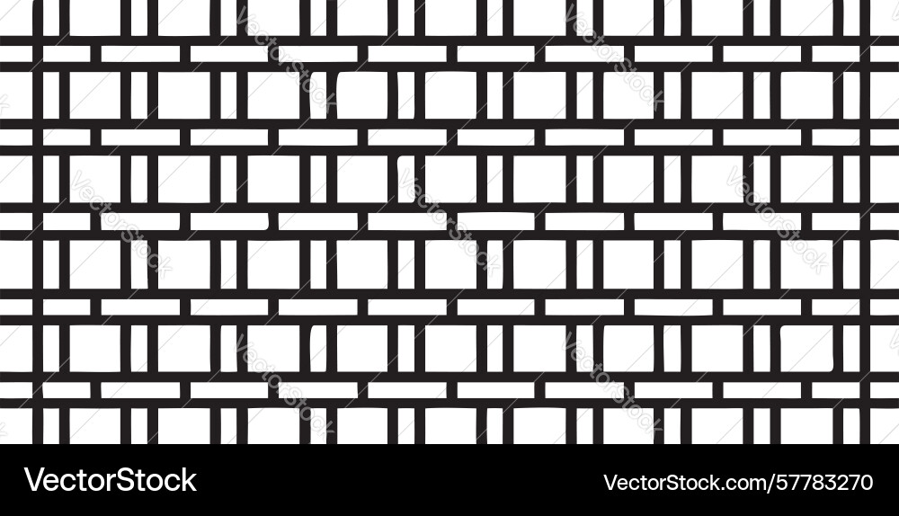 Linear geometric tile pattern a structured Vector Image