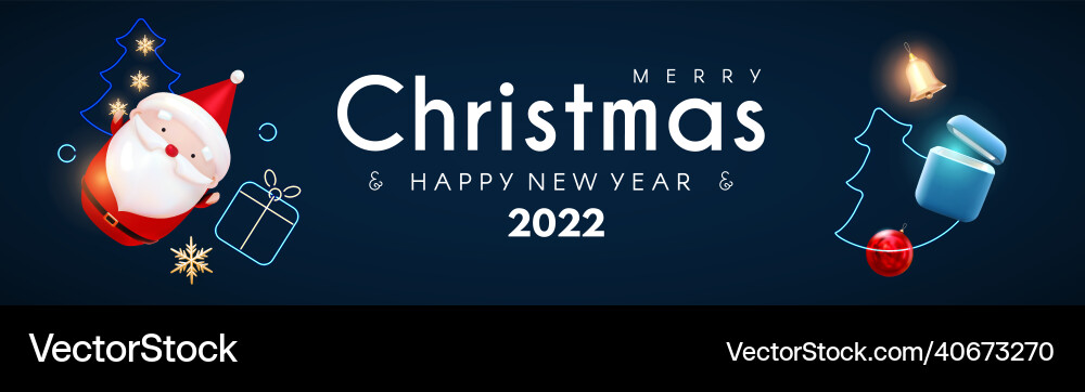 Merry christmas and happy new year holiday Merry christmas and happy new year holiday vector image