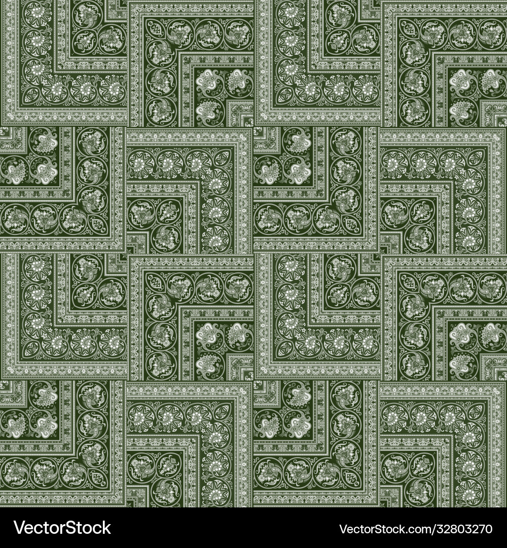 Nature patch pattern mosaic background Nature patch pattern mosaic background vector image